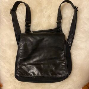 Black Leather FRYE Bag